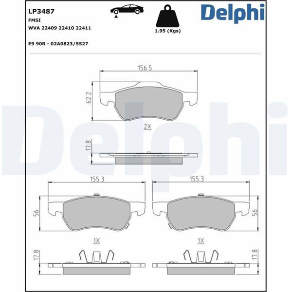 Ön FREN BALATASI MG-MG SAIC -ROEWE SAIC MG MG 350.MG 5.MG ZS-MG SAIC GT-ROEWE SAIC 360.360 Plus | OEM:10088104-10197211-10343249