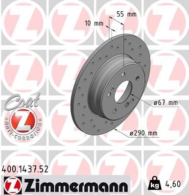 FREN DISKI ARKA MERCEDES W203 CL203 S203 C209 A209 | OEM:A2104231012