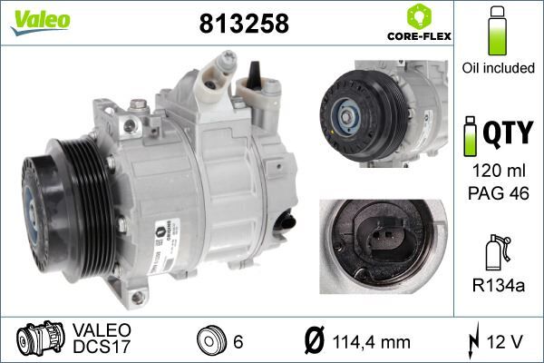 KLIMA KOMPRESORU MERCEDES W204 S204 C204 W212 C207 | OEM:A0022304511