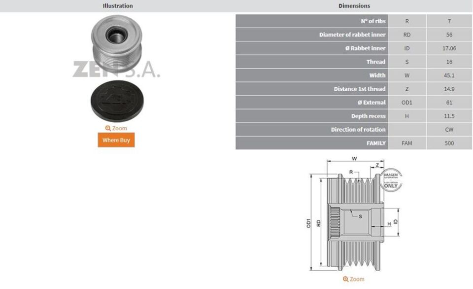 MERCEDES C160-C180-C200-C230-CLK200-E200-SPRINTER-VITO 7 KANAL | OEM:535004210-KSK-04210