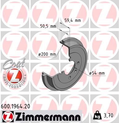 FREN KAMPANASI 200 / 59.2 MM 986477106-DB4260 | OEM:1S0609617-6X0609617A