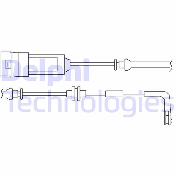 FREN BALATASI AŞINMA İKAZ KABLOSU VECTRA C 02> 3.0-3.2 V6 | OEM:13131256-6235623