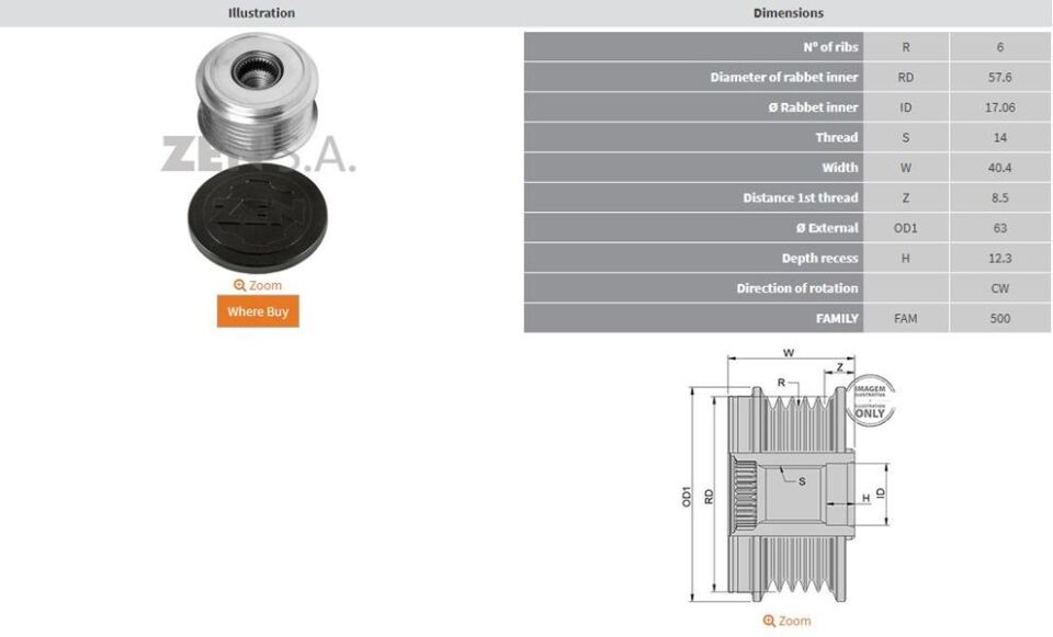 CHRYSLER-DODGE-JAGUAR-JEEP-LAND ROVER-TOYOTA 6 KANAL | OEM:535017410-535019710-535020810-KSK-1