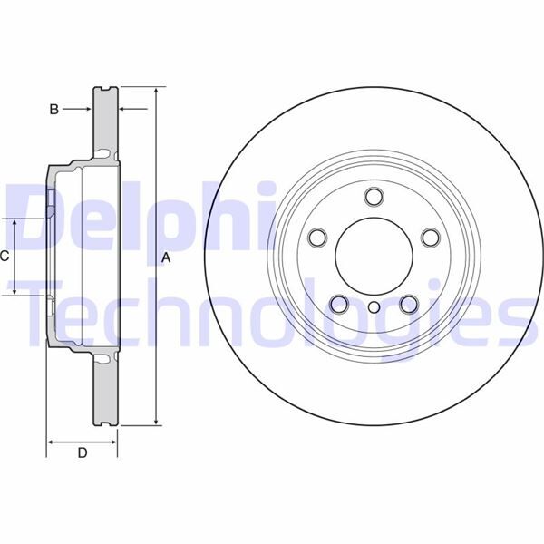 FREN DISKI ARKA BMW E65 E66 | OEM:34216864054