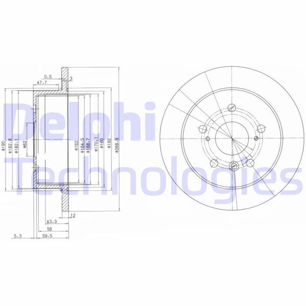 FREN DİSKİ ÇİFTLİ PAKET . DELİKSİZ ARKA TOYOTA CAMRY 08/2001 > 12/2005 | OEM:4243106050-4243133030-4243133100