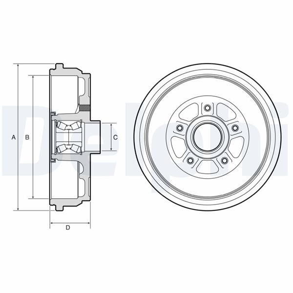 FREN KAMPANASI VE RULMAN RENAULT KANGOO II 08> 12 | OEM:432005876R