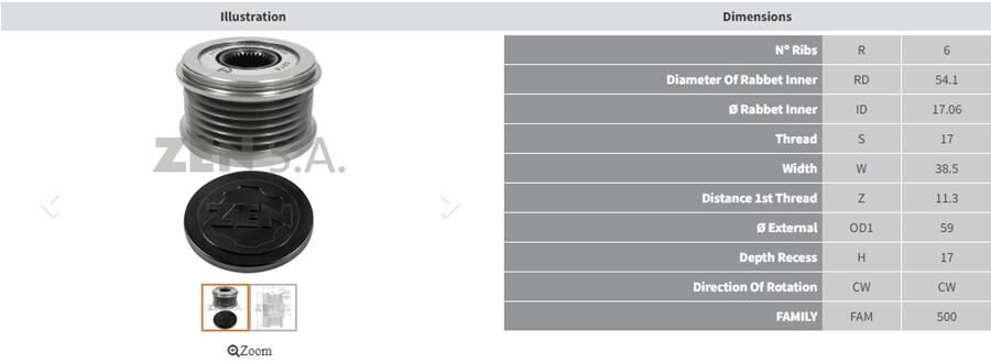 ALFA ROMEO-CITROEN-FIAT-LANCIA-PEUGEOT 6 KANAL | OEM:F550426-535014910-KSK-14910