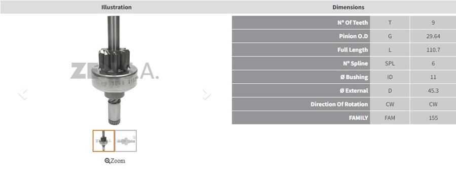 9 DIS ACURA CSX-TSX L4-HONDA ACCORD-CIVIC-ELEMENT-ODYSSEY | OEM:5485502-SH07118-548507
