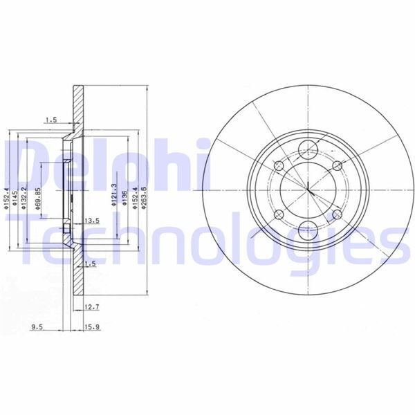 FREN DİSKİ ÇİFTLİ PAKET . DELİKSİZ ARKA DAIMLER // JAGUAR; DOUBLE SIX. SOVEREIGN // E TYPE. S TYPE. XJ12. XJ6. XJS 1963 > 1991 | OEM:C20326-C26779-C46113
