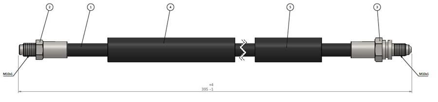 FREN HORTUMU arka PUMA EC . ST 91-02 | OEM:1118774-1122933-1133392-V97FB2282AA