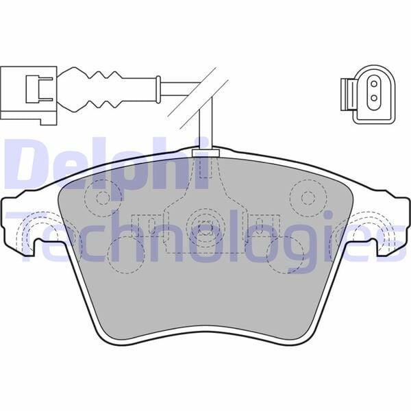 FREN BALATASI ÖN VW CARAVELLE. MULTİVAN. TRANSPORTER 03/03> | OEM:7H0698151A-7H0698151