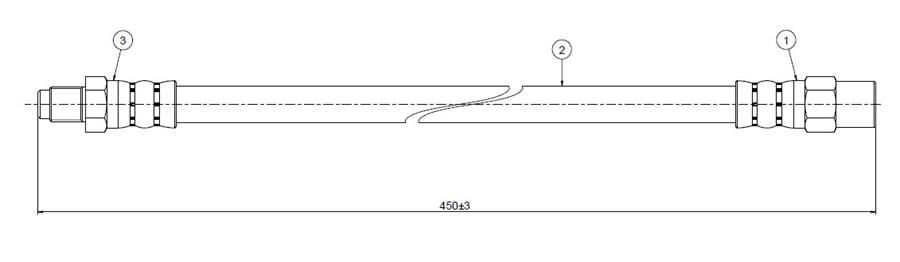 FREN HORTUMU ön 730.735.750 E32 -628>635 E24 82-89 | OEM:34321153109-34321152274-34321159889