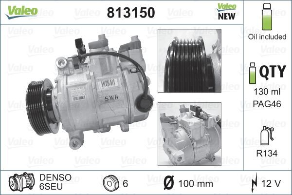 KLİMA KOMPRESÖRÜ A4 1.6-1.8-2.0-1.9TDİ-2.7TDI-3.0TDI 00-09 -A6 2.0TDI-2.7TDI-3.0TDI 04-11 6SEU14C | OEM:8E0260805CD-8E0260805BJ