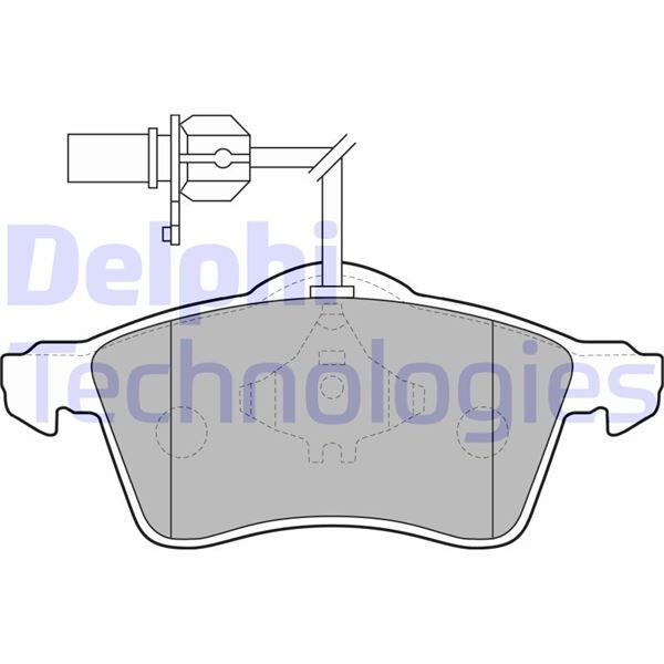 ÖN BALATA TRANSPORTER T4 CARAVELLE 2.5 TDI 90-03 GDB1391 | OEM:7D0698151D-7D0698151F