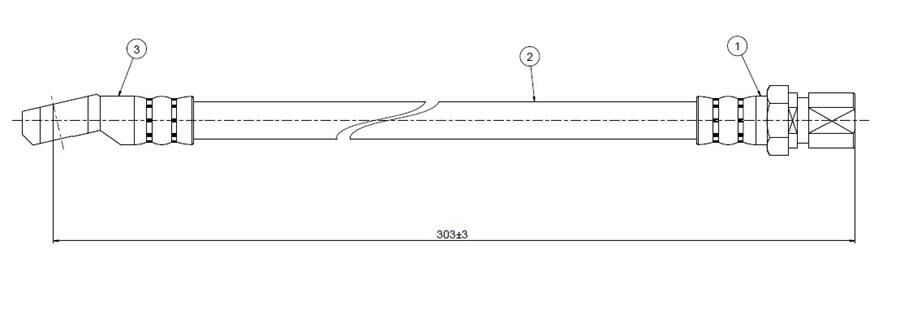 FREN HORTUMU ön Fiorino Van 83-88 | OEM:5956169