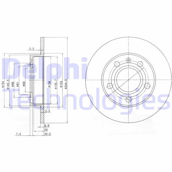 FREN DİSKİ ÇİFTLİ PAKET - BOYALI. DELİKSİZ ARKA AUDI // SEAT; A4. COUPE // EXEO 10/1990 > | OEM:895615601A-8E0615601P