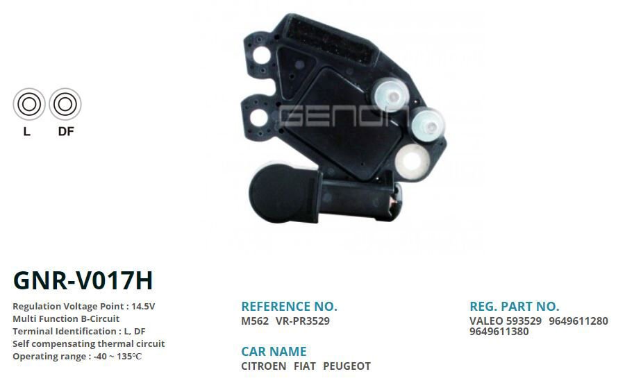 12V CITROEN-FIAT-PEUGEOT IKI CIVATA L DF | OEM:VR-PR3529-M562