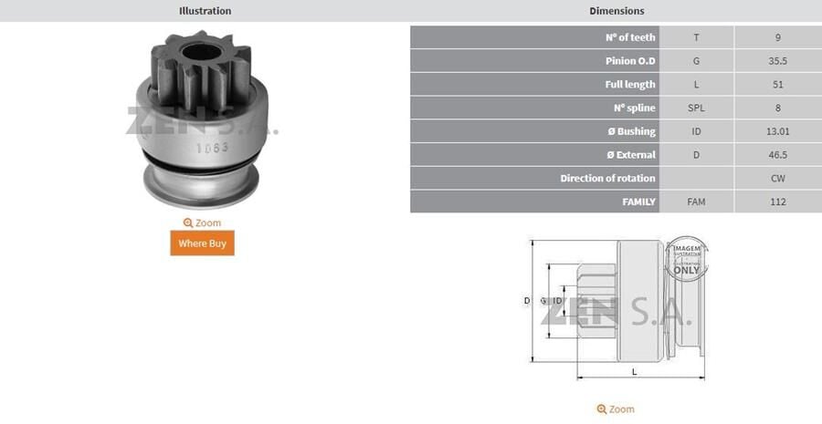 9 DIS RENAULT MASTER-OPEL MOVANO | OEM:UMD-5584-M191T93971