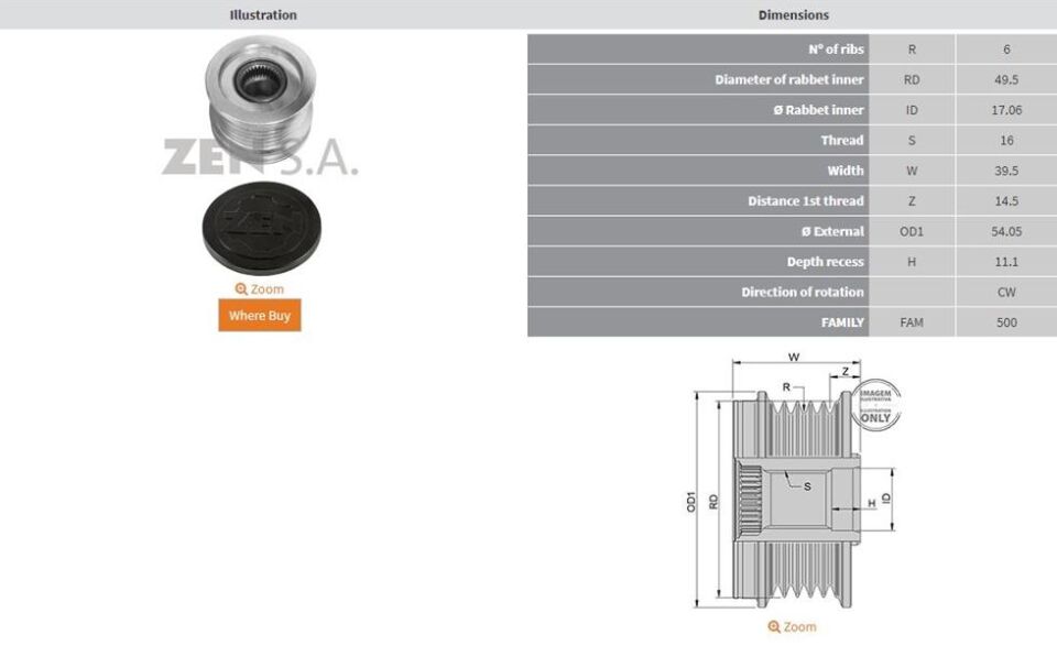 AUDI-SEAT-SKODA-VW 6 KANAL | OEM:535012410-KSK-12410