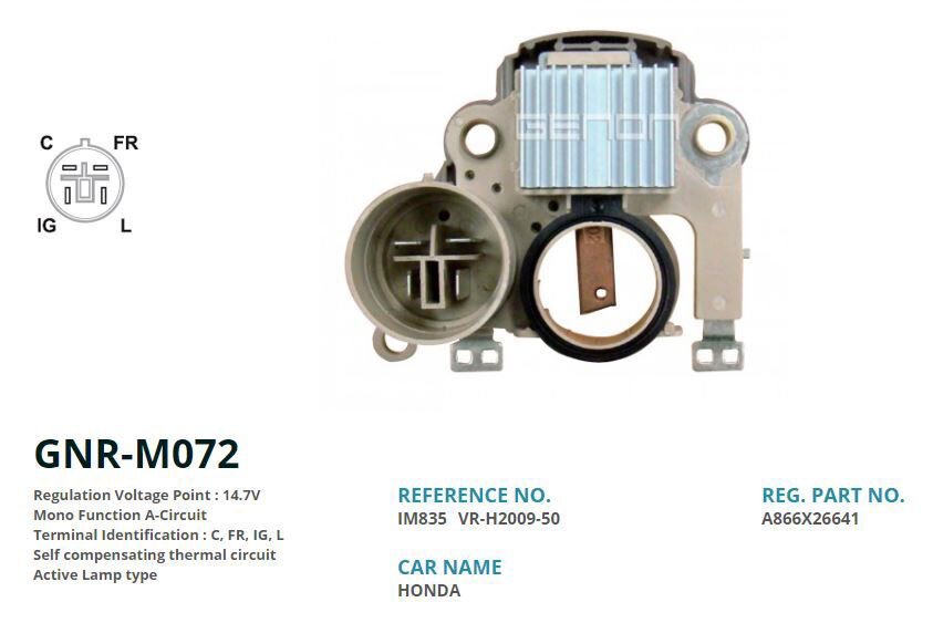 12V HONDA CIVIC C FR IG L | OEM:VR-H2009-50-IM835-A866X26641