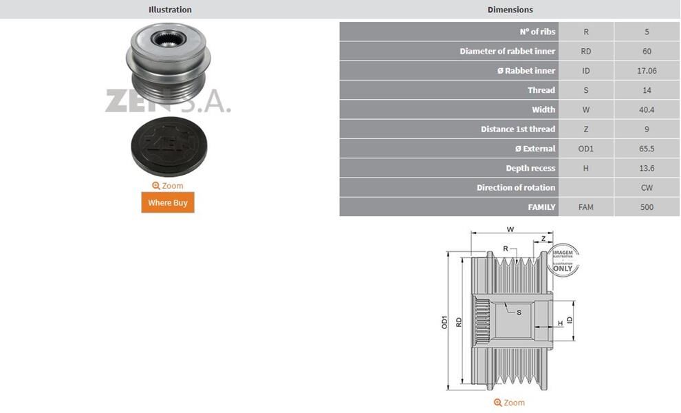 TOYOTA ECHO HATCHBACK-VITZ-YARIS-YARIS VERSO 5 KANAL | OEM:535019910-KSK-19910