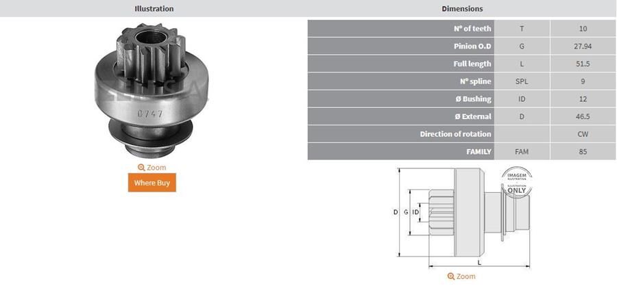 10 DIS OPEL ASTRA-BMW-RENAULT | OEM:UMD-5462-185441-594108